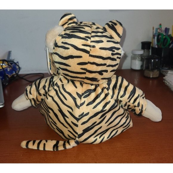 SKM Enterprise 12" Teddy Bear Plush In Tiger Costume Cute! Clean Hand Crafted - Picture 6 of 11